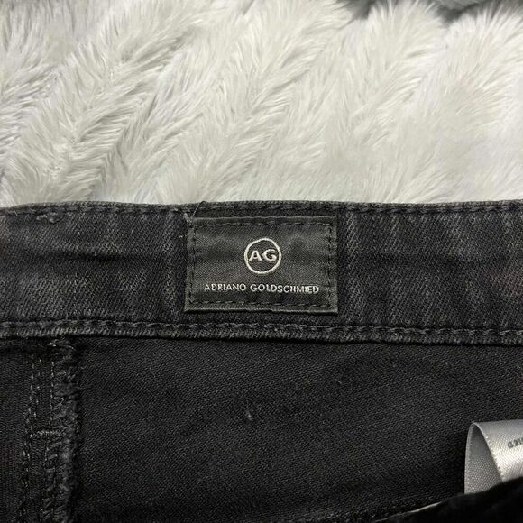 Adriano Goldschmied Jeans Womens 28R Black The Middi Ankle Mid Rise Denim - Picture 6 of 14